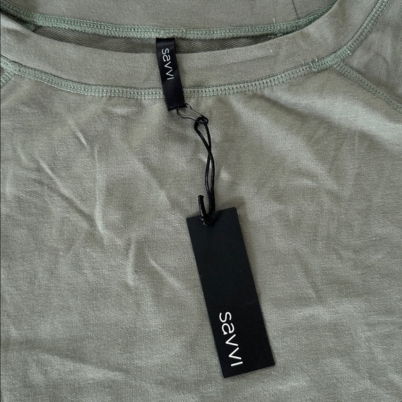 NWT Women's Olive Green Top - super soft - small - Picture 3 of 4